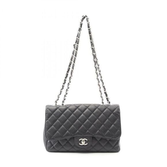 Chanel Classic Large Flap Bag Calf Shoulder Bag - Picture 1 of 10